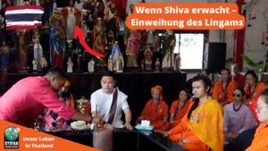 Priester weihen den Lingam