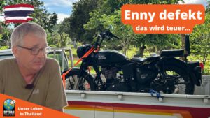Motorrad auf Pickup