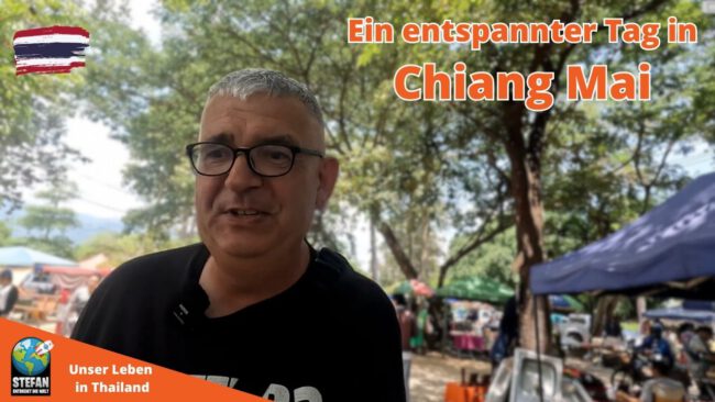 Stefan auf dem Flohmarkt