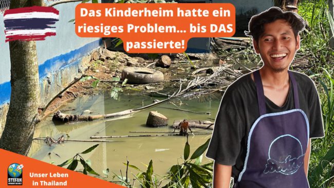 Abwasser neben der Küche